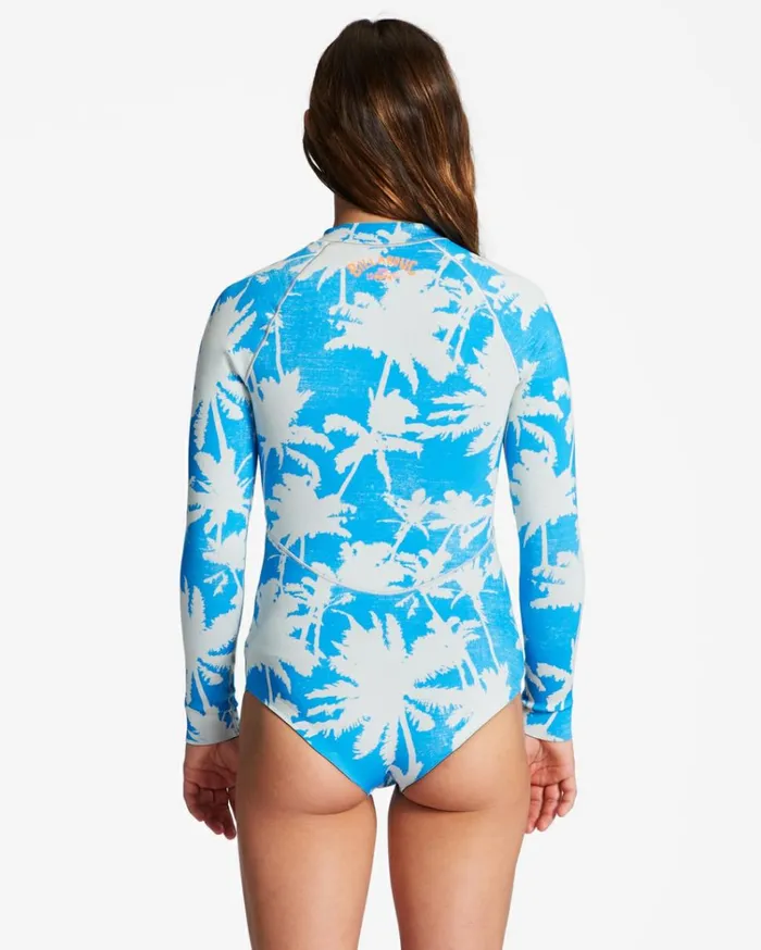 11 Salty Dayz Light Long Sleeve Spring Suit Blue Hawaii Women Billabong Billabong Surf Capsule