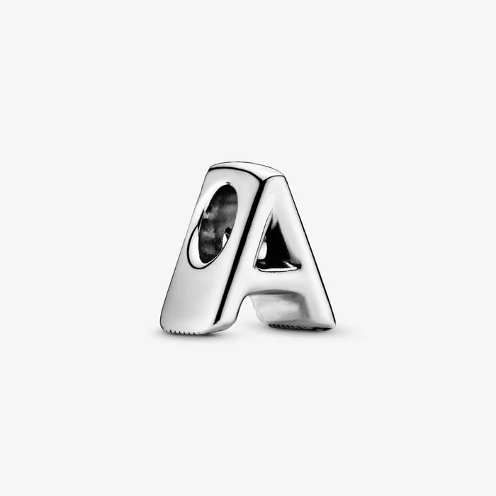 1 Bracelet2 Charms 99 Women Pandora Letter A Alphabet Charm