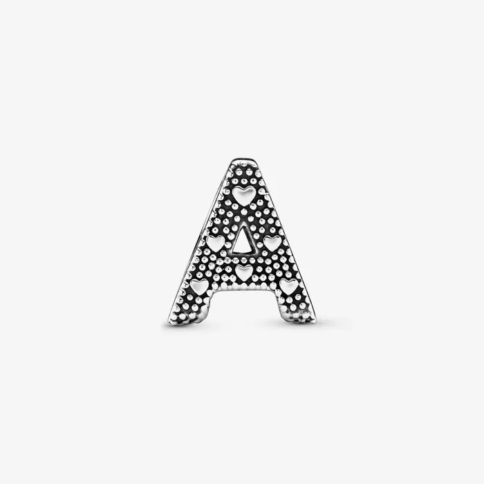 1 Bracelet2 Charms 99 Women Pandora Letter A Alphabet Charm