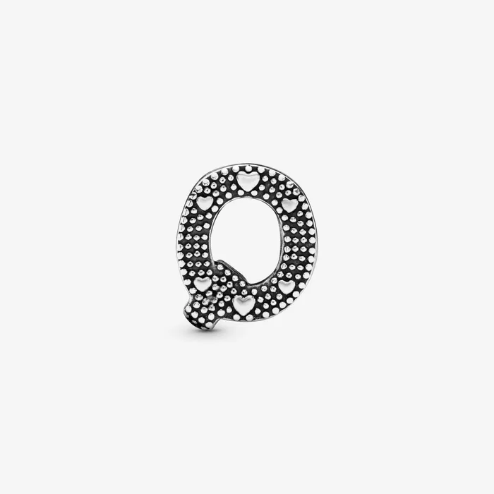 1 Bracelet2 Charms 99 Women Pandora Letter Q Alphabet Charm