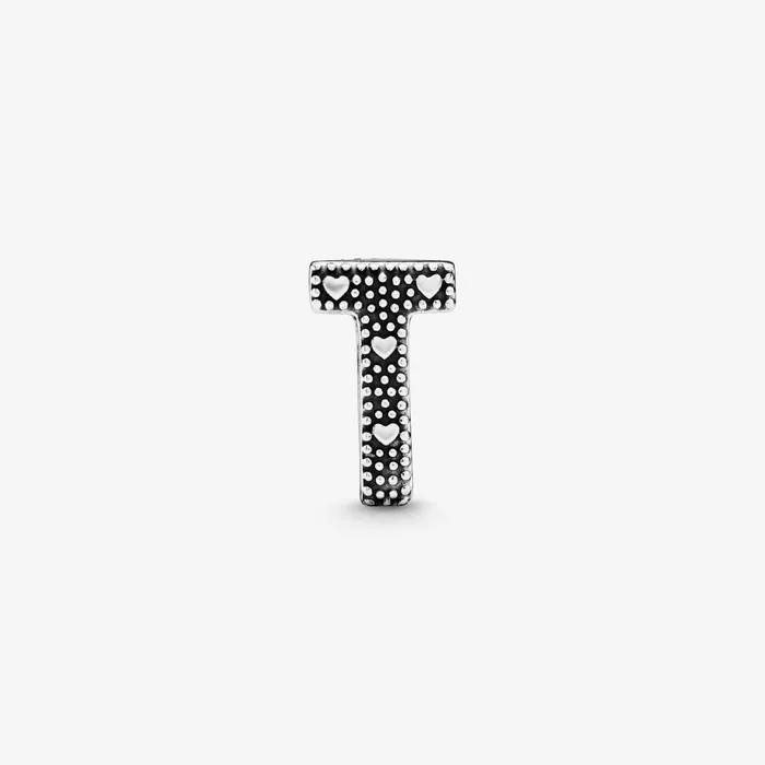1 Bracelet2 Charms 99 Women Pandora Letter T Alphabet Charm