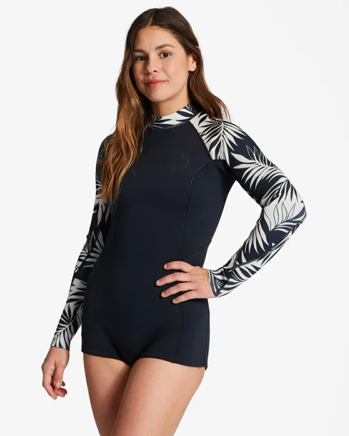 22 Spring Fever Long Sleeve Spring Suit In Paradise Women Billabong Billabong Surf Capsule