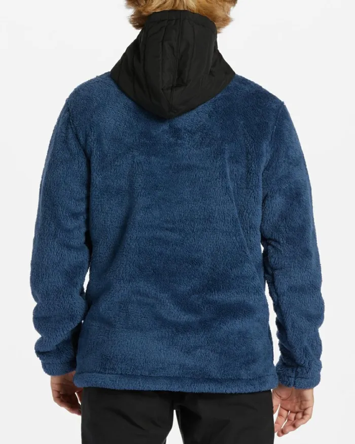 ADiv Badger Hooded HalfZip Pullover Dark Blue Men Billabong Hoodies and Fleece