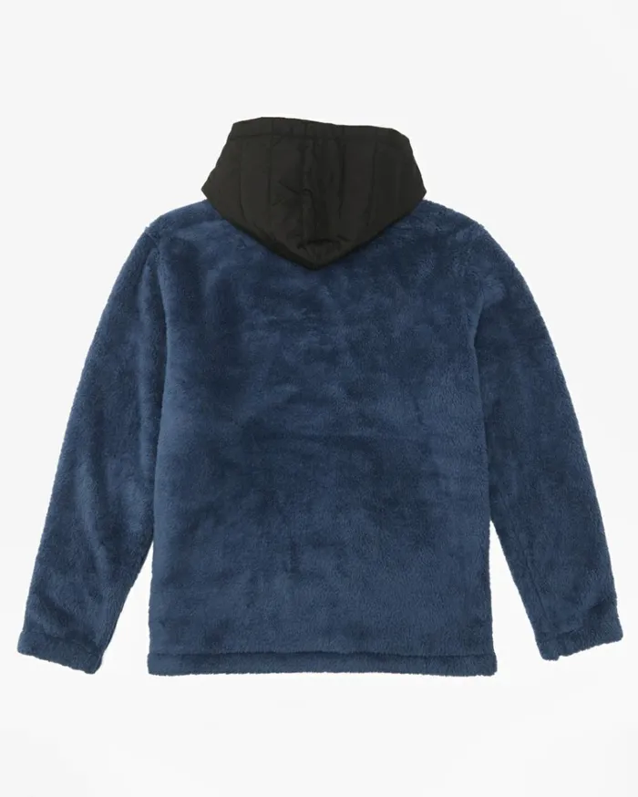 ADiv Badger Hooded HalfZip Pullover Dark Blue Men Billabong Hoodies and Fleece