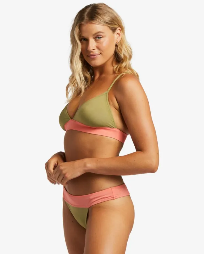 ADiv Banded Triangle UPF 50 Bikini Top Cedar Women Billabong Bikinis
