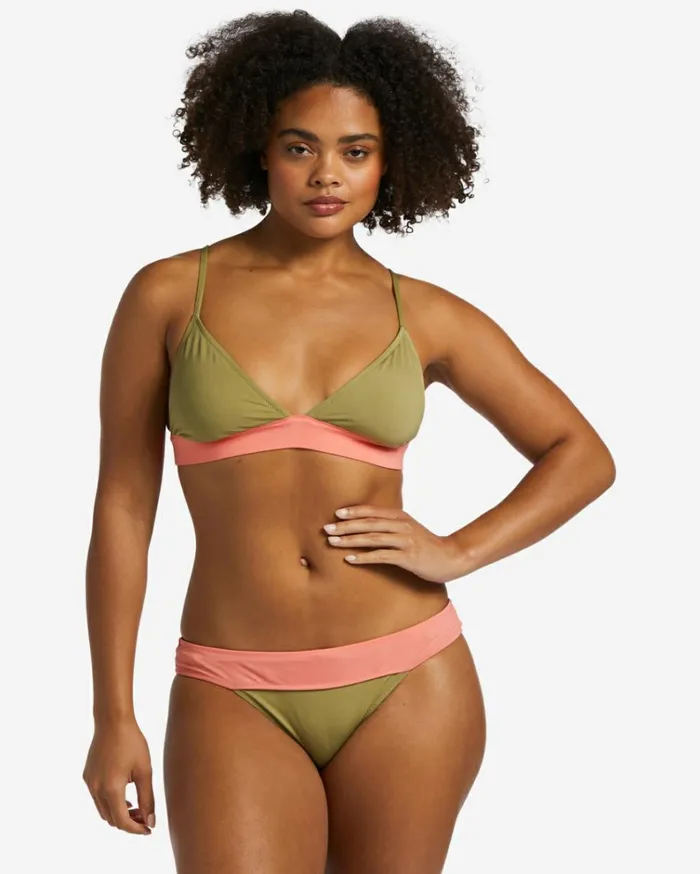 ADiv Banded Triangle UPF 50 Bikini Top Cedar Women Billabong Bikinis