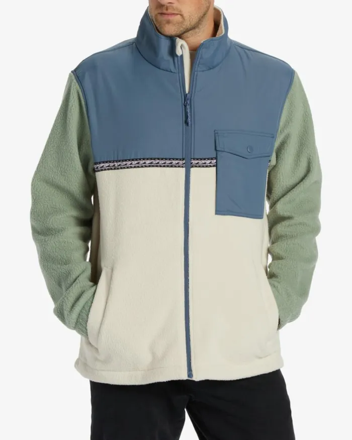 ADiv Boundary Trail ZipUp Fleece Chino Men Billabong Hoodies and Fleece