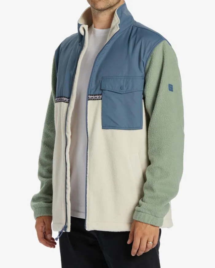 ADiv Boundary Trail ZipUp Fleece Chino Men Billabong Hoodies and Fleece