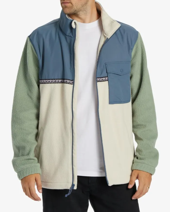 ADiv Boundary Trail ZipUp Fleece Chino Men Billabong Hoodies and Fleece