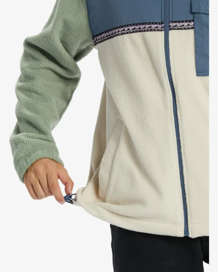 ADiv Boundary Trail ZipUp Fleece Chino Men Billabong Hoodies and Fleece