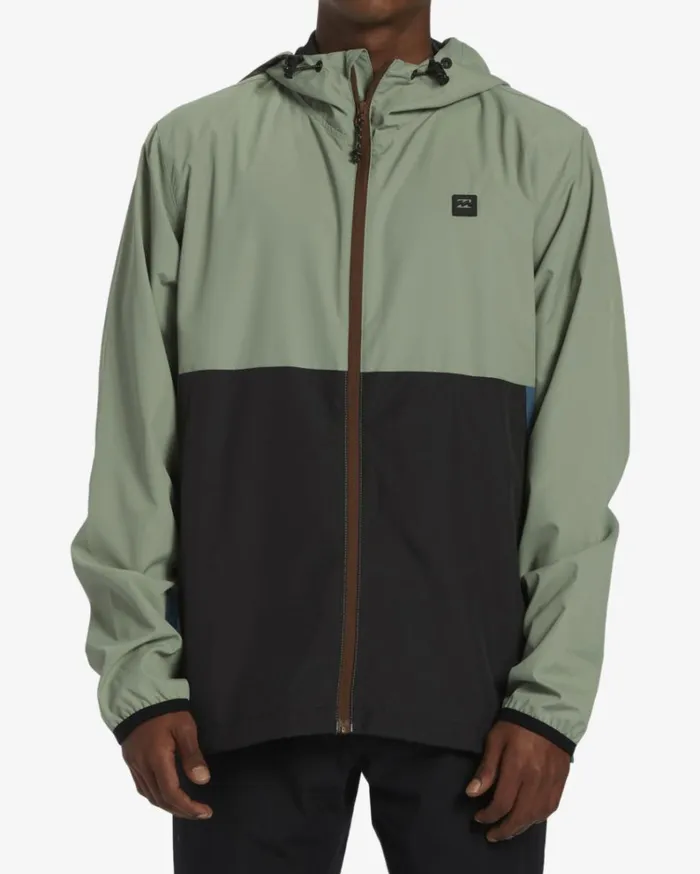 ADiv Transport Windbreaker Jacket Sage Men Billabong Jackets