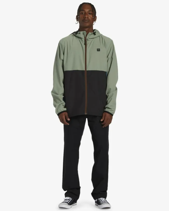 ADiv Transport Windbreaker Jacket Sage Men Billabong Jackets