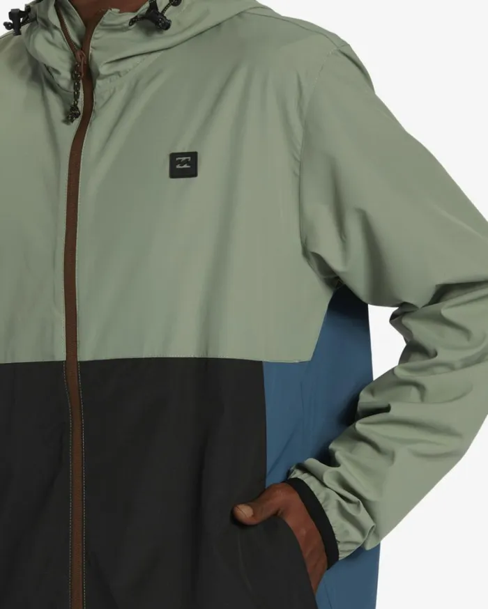 ADiv Transport Windbreaker Jacket Sage Men Billabong Jackets