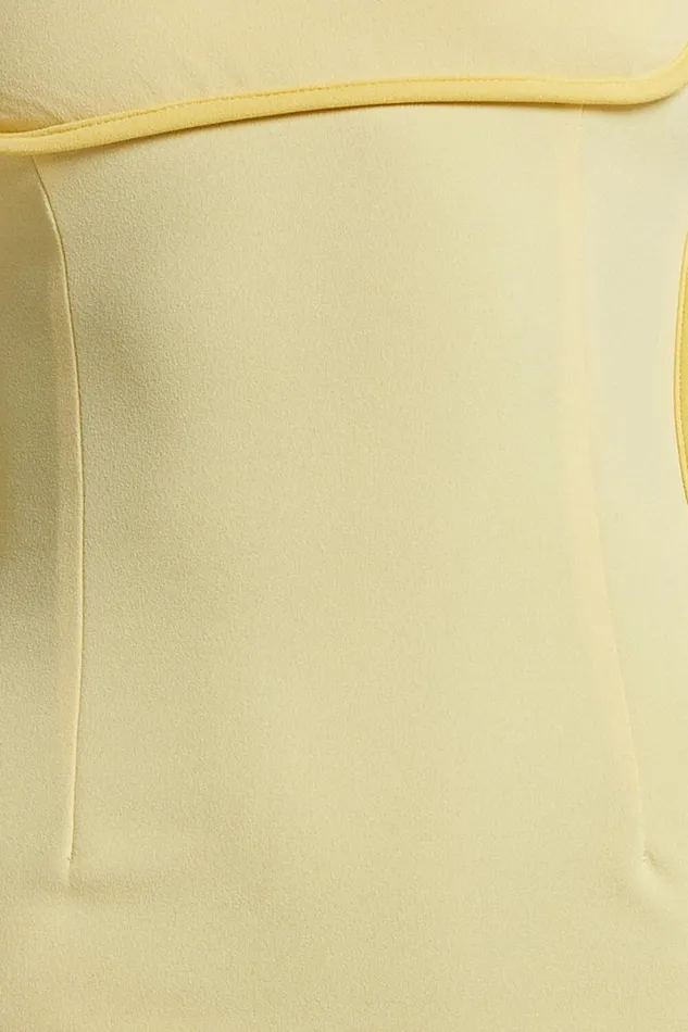 Abegaille Midi Dress 8211 Bodycon Dress In Lemon Women Showpo Dresses