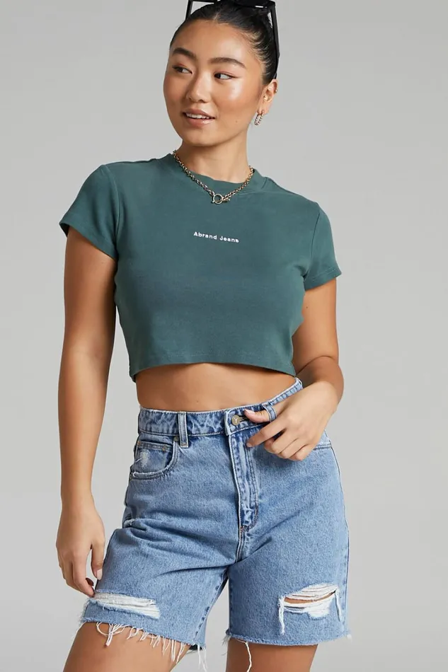 Abrand 8211 A Carrie Denim Short In Joanna Rip Women Showpo Denim