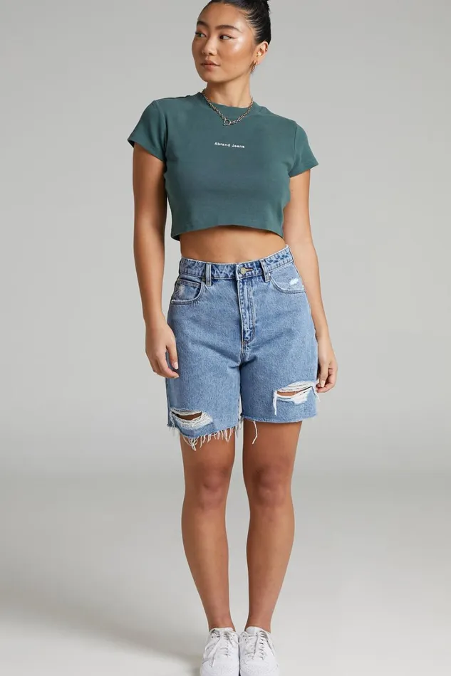 Abrand 8211 A Carrie Denim Short In Joanna Rip Women Showpo Denim