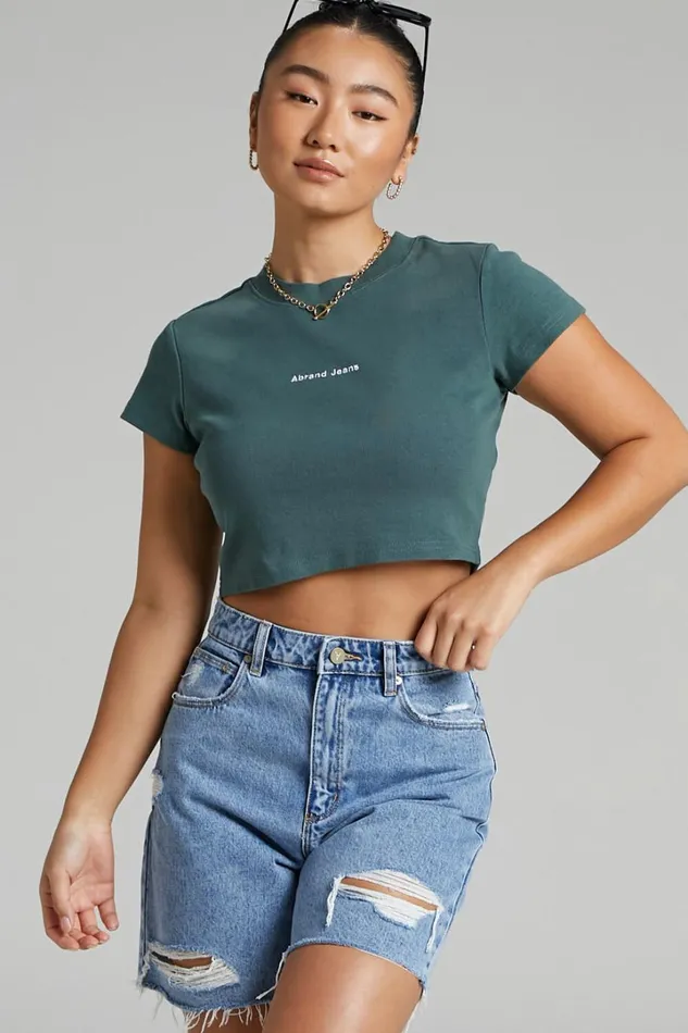 Abrand 8211 A Carrie Denim Short In Joanna Rip Women Showpo Denim