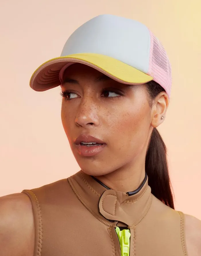 Accessories and Gifts Women Cynthia Rowley Colorblock Trucker Hat