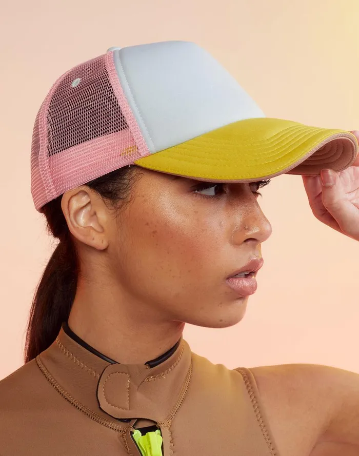 Accessories and Gifts Women Cynthia Rowley Colorblock Trucker Hat