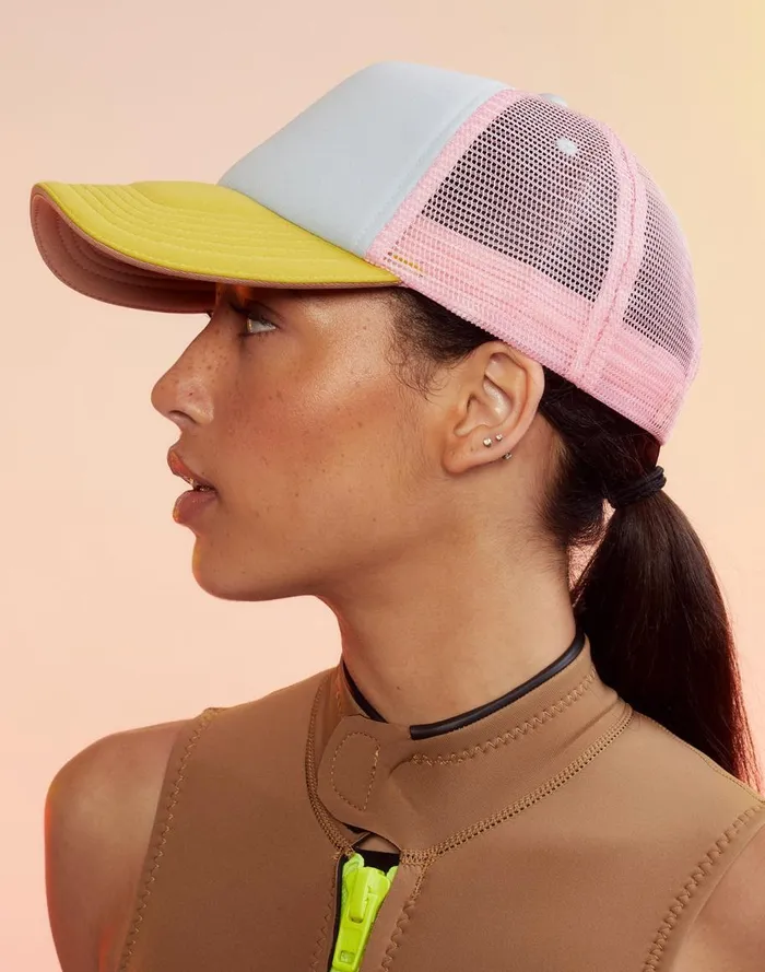 Accessories and Gifts Women Cynthia Rowley Colorblock Trucker Hat