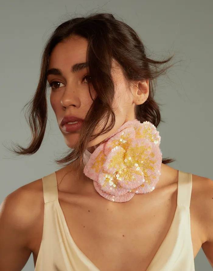 Accessories and Gifts Women Cynthia Rowley Sequin Flower Tie
