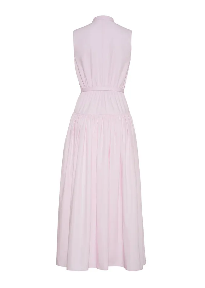 Adam Lippes Arden Dress Pale Pink Womens Dresses