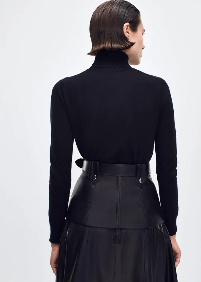 Adam Lippes Gael Belt Black Womens Accessories