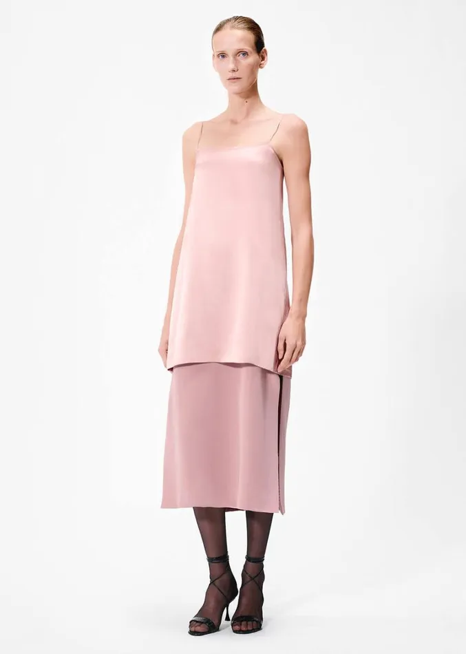 Adam Lippes Nina Dress Rose Womens Dresses