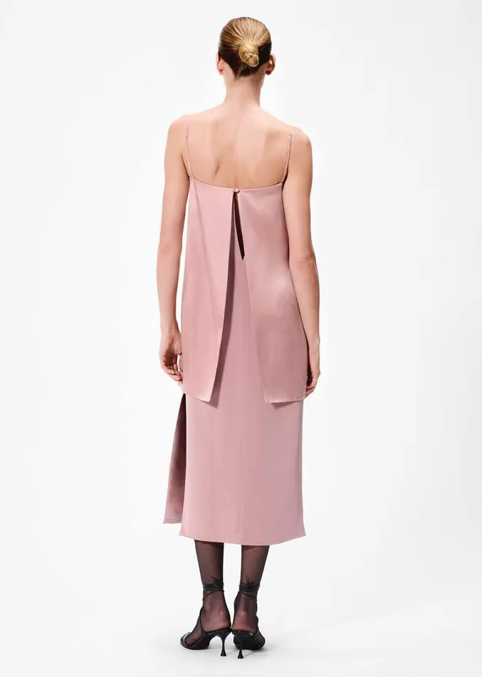 Adam Lippes Nina Dress Rose Womens Dresses