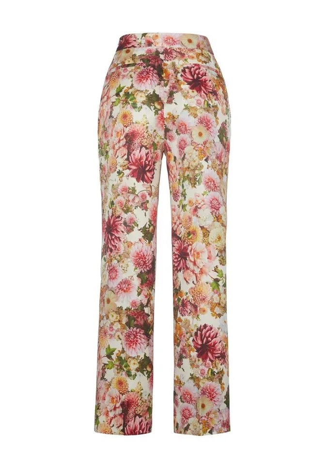 Adam Lippes Sutton Pant Cream Multi Womens Pants