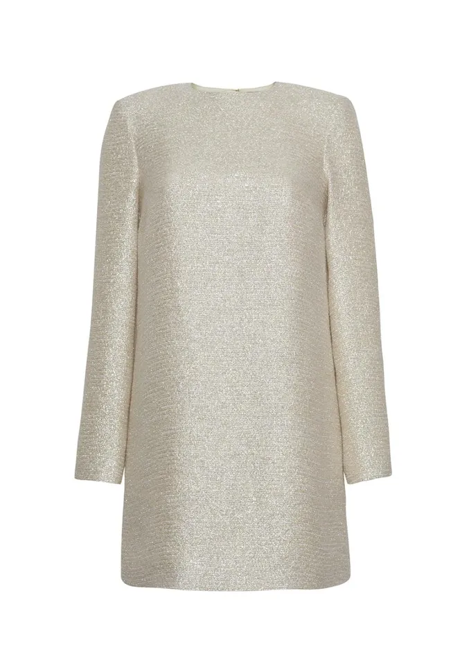 Adam Lippes Tilley Dress Metallic Multi Womens Dresses