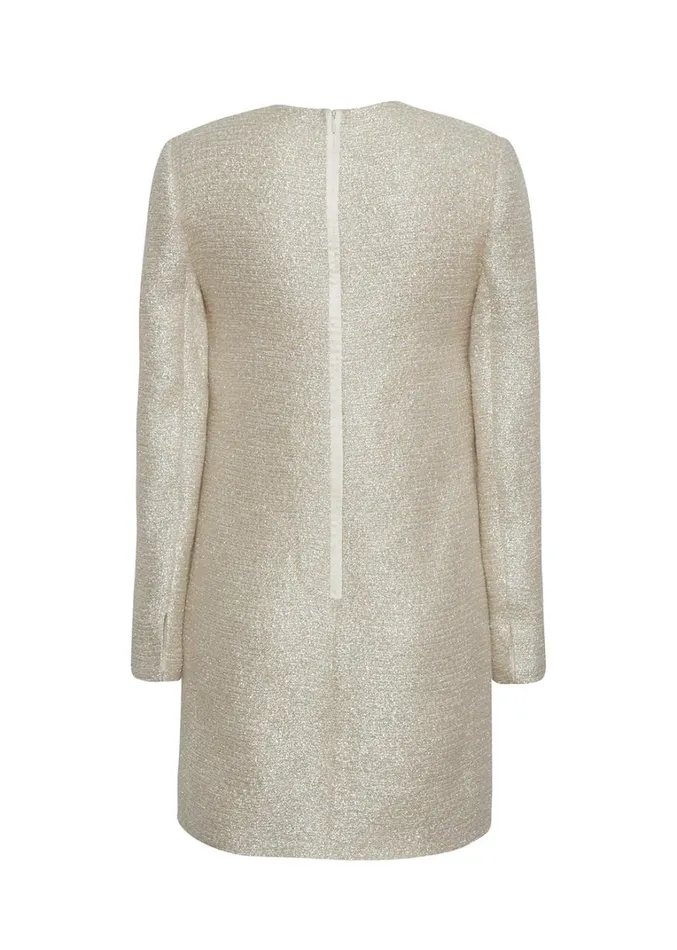 Adam Lippes Tilley Dress Metallic Multi Womens Dresses