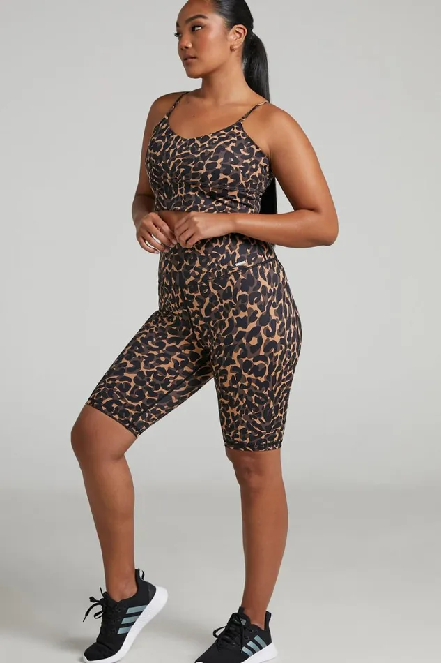 Aim039n 8211 Biker Shorts In Cheetah Women Showpo Activewear
