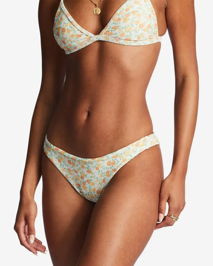 Aint She Sweet Tanlines Tanga Bikini Bottoms Salt Crystal Women Billabong Bikinis