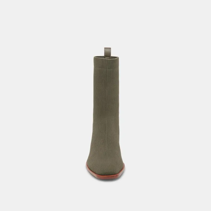 Alaya Booties Olive Knit Women Dolce Vita Boots and Booties