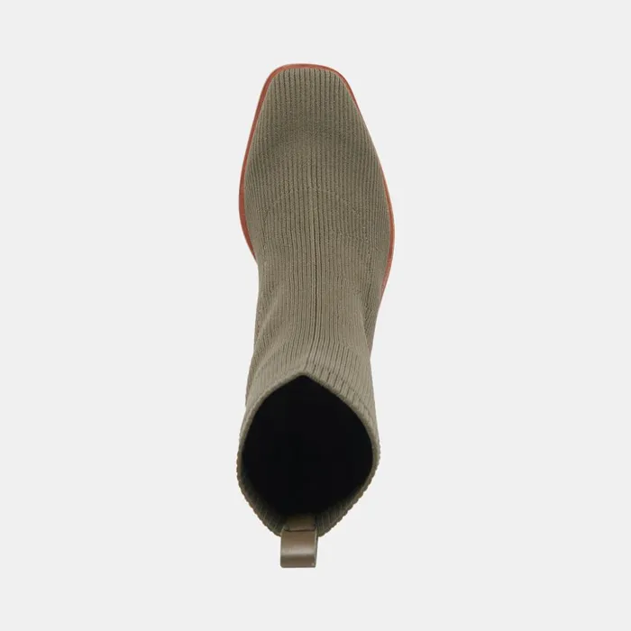 Alaya Booties Olive Knit Women Dolce Vita Boots and Booties