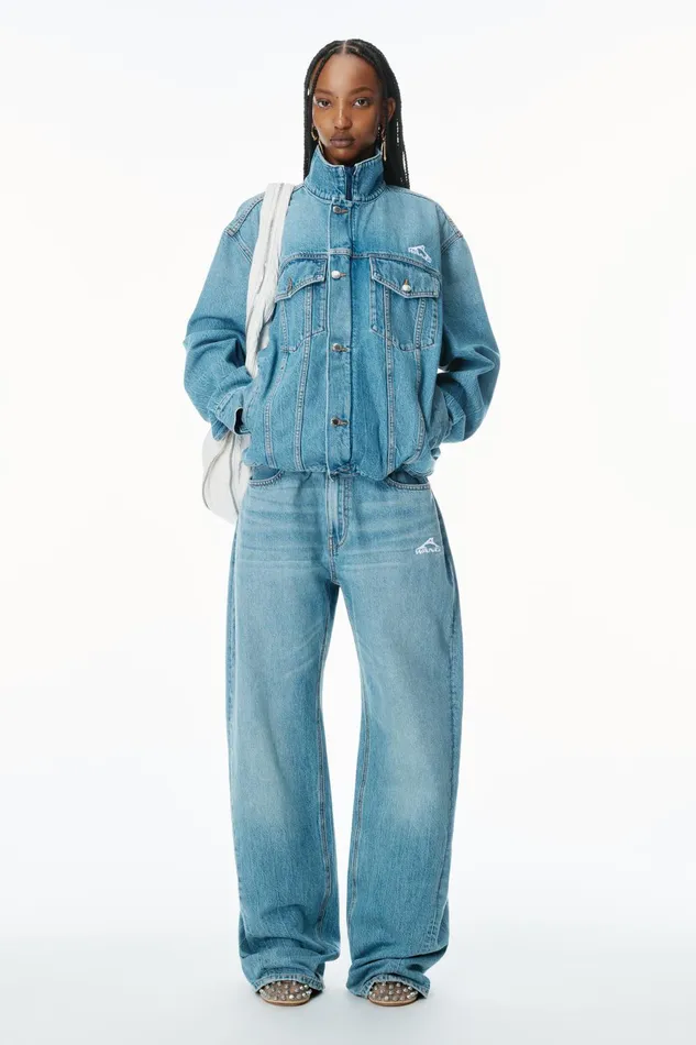Alexander Wang Denim Regen Lightweight Denim Track Jacket 8211 Women