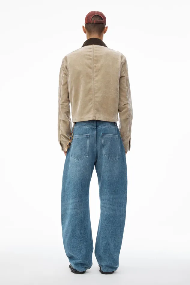Alexander Wang Outerwear Workwear Jacket With Weathered Flocking 8211 Men