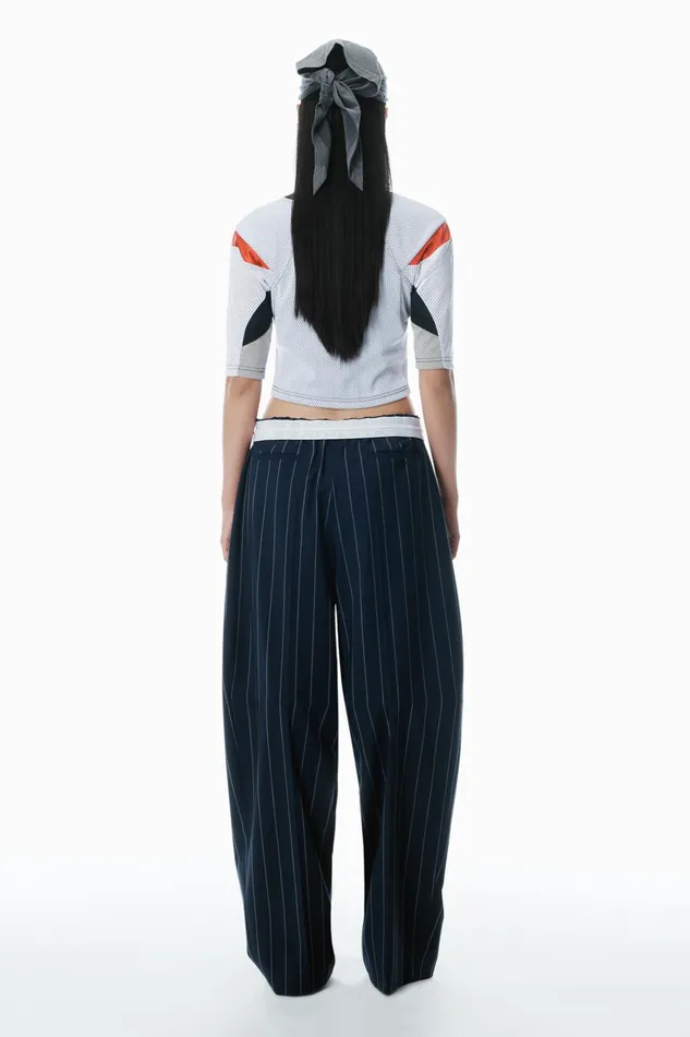Alexander Wang Pants Pinstripe Tropical Wool Stretch Pant 8211 Women