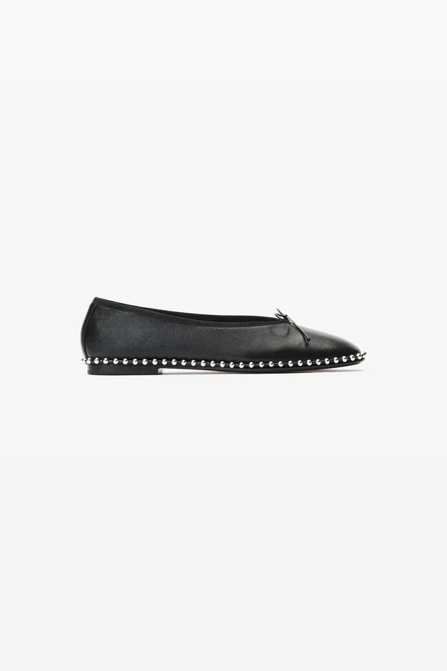 Alexander Wang Shoes Lina Ballchain Flat In Smooth Lambskin 8211 Women