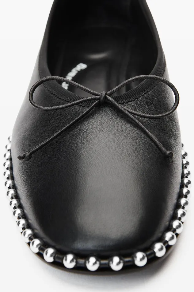 Alexander Wang Shoes Lina Ballchain Flat In Smooth Lambskin 8211 Women