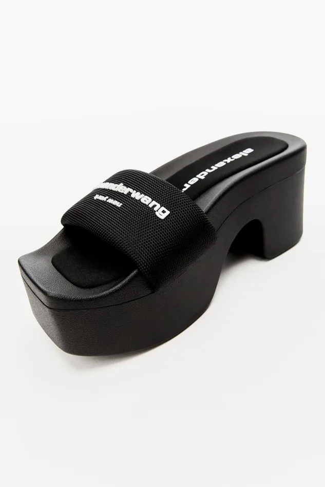 Alexander Wang Shoes Logo Platform Slide 8211 Women