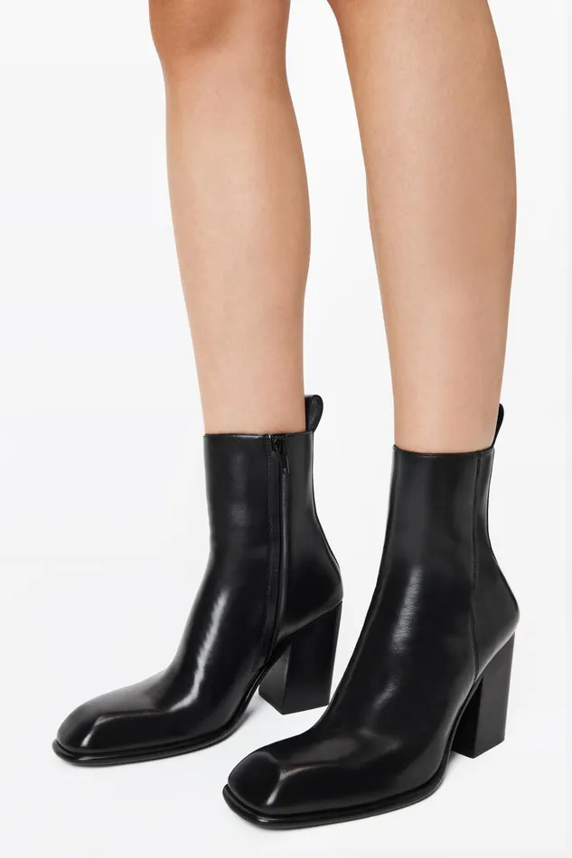 Alexander Wang Shoes Throttle 95mm Ankle Boot In Leather 8211 Women
