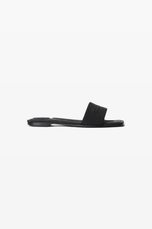 Alexander Wang Shoes Vy Pool Sandal In Denim 8211 Women