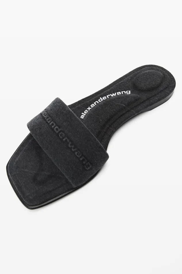 Alexander Wang Shoes Vy Pool Sandal In Denim 8211 Women