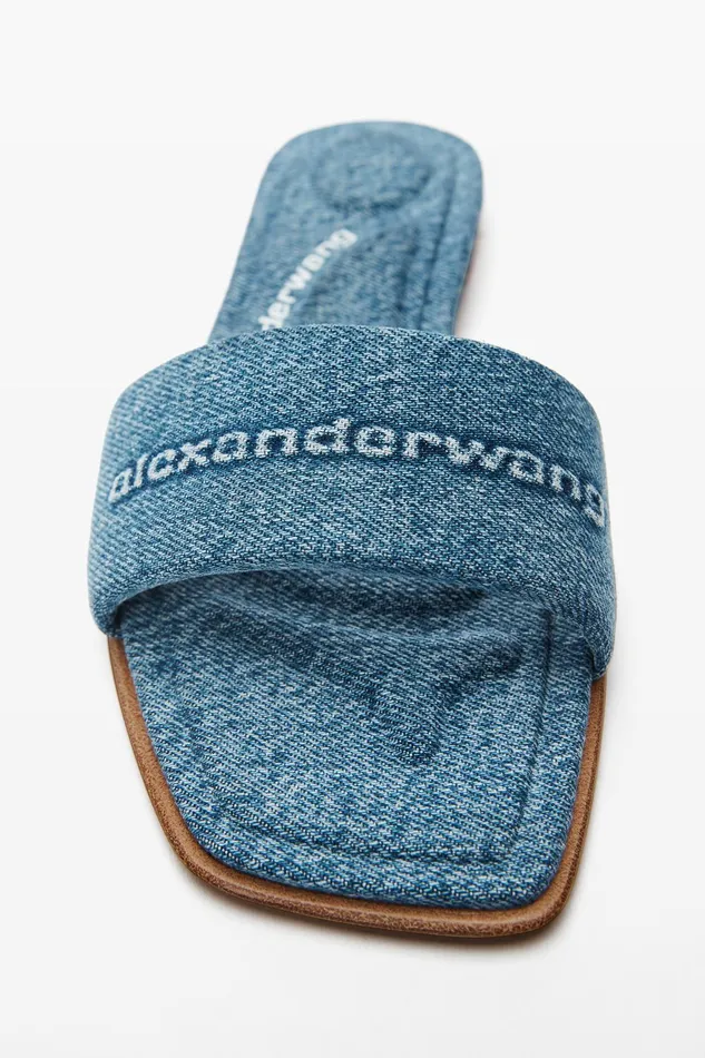 Alexander Wang Shoes Vy Pool Sandal In Denim 8211 Women