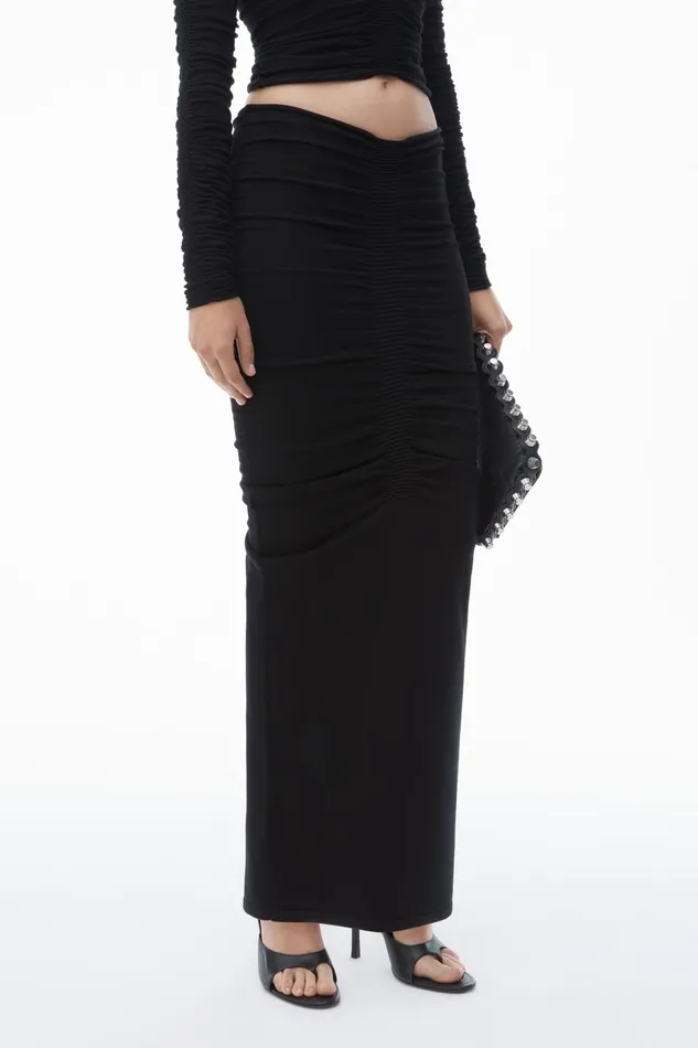 Alexander Wang Skirts Ruched Maxi Skirt 8211 Women