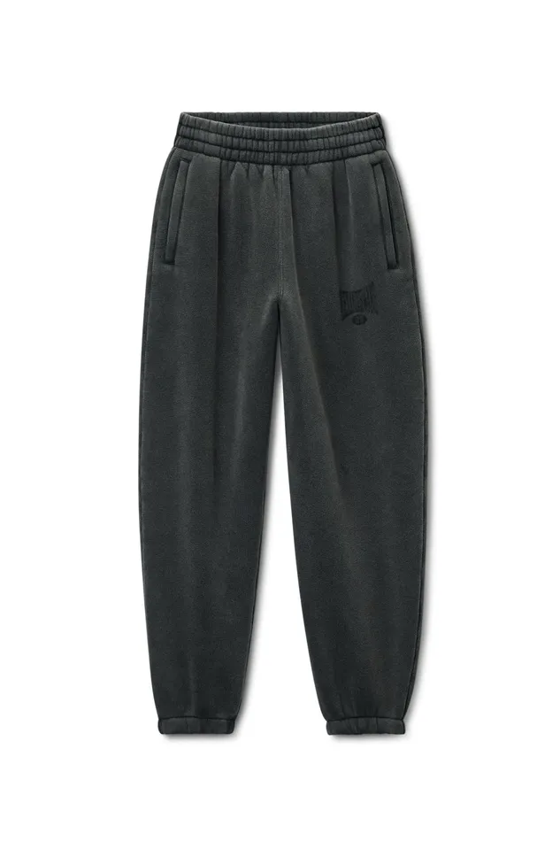 Alexander Wang Sweatpants Logo Cotton Terry Sweatpants 8211 Women