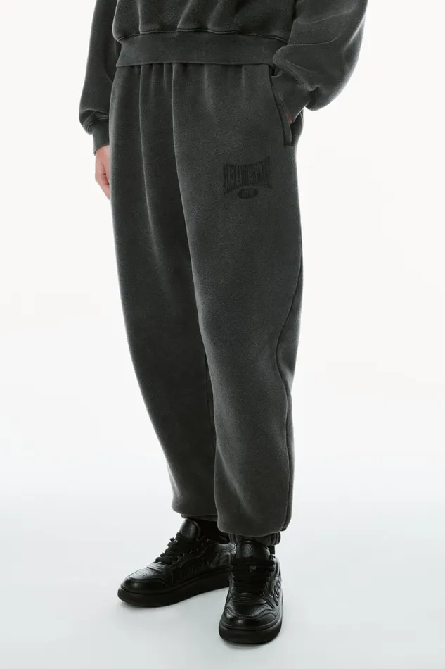 Alexander Wang Sweatpants Logo Cotton Terry Sweatpants 8211 Women