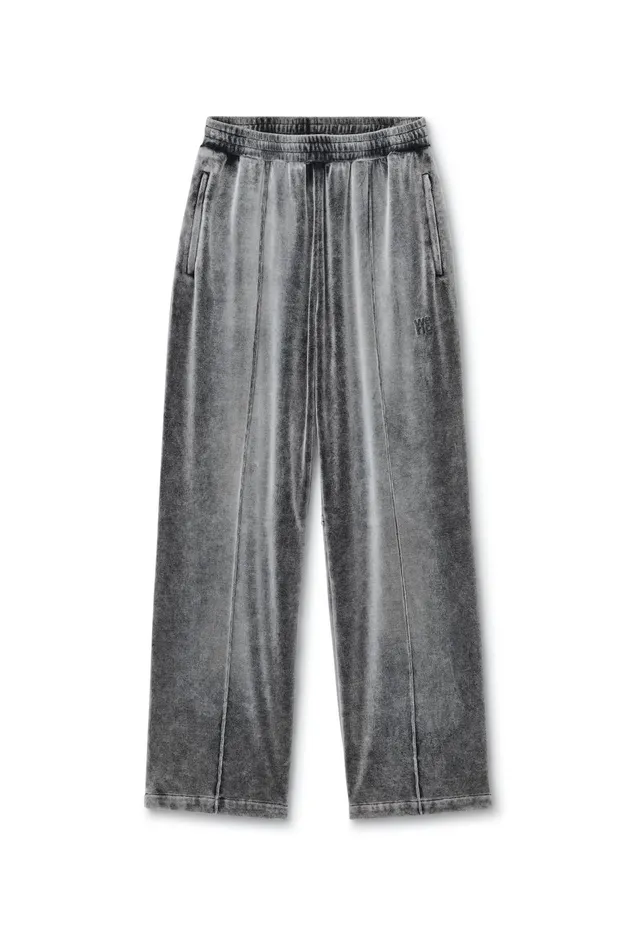 Alexander Wang Sweatpants Trackpants In Crushed Velour 8211 Women